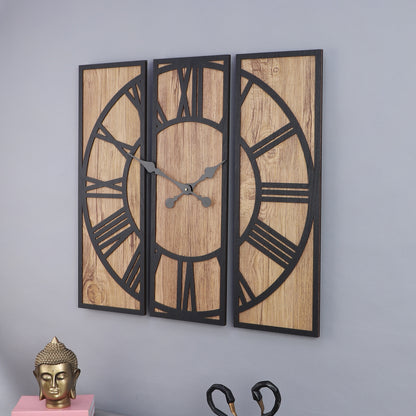 3 Pc wall clock