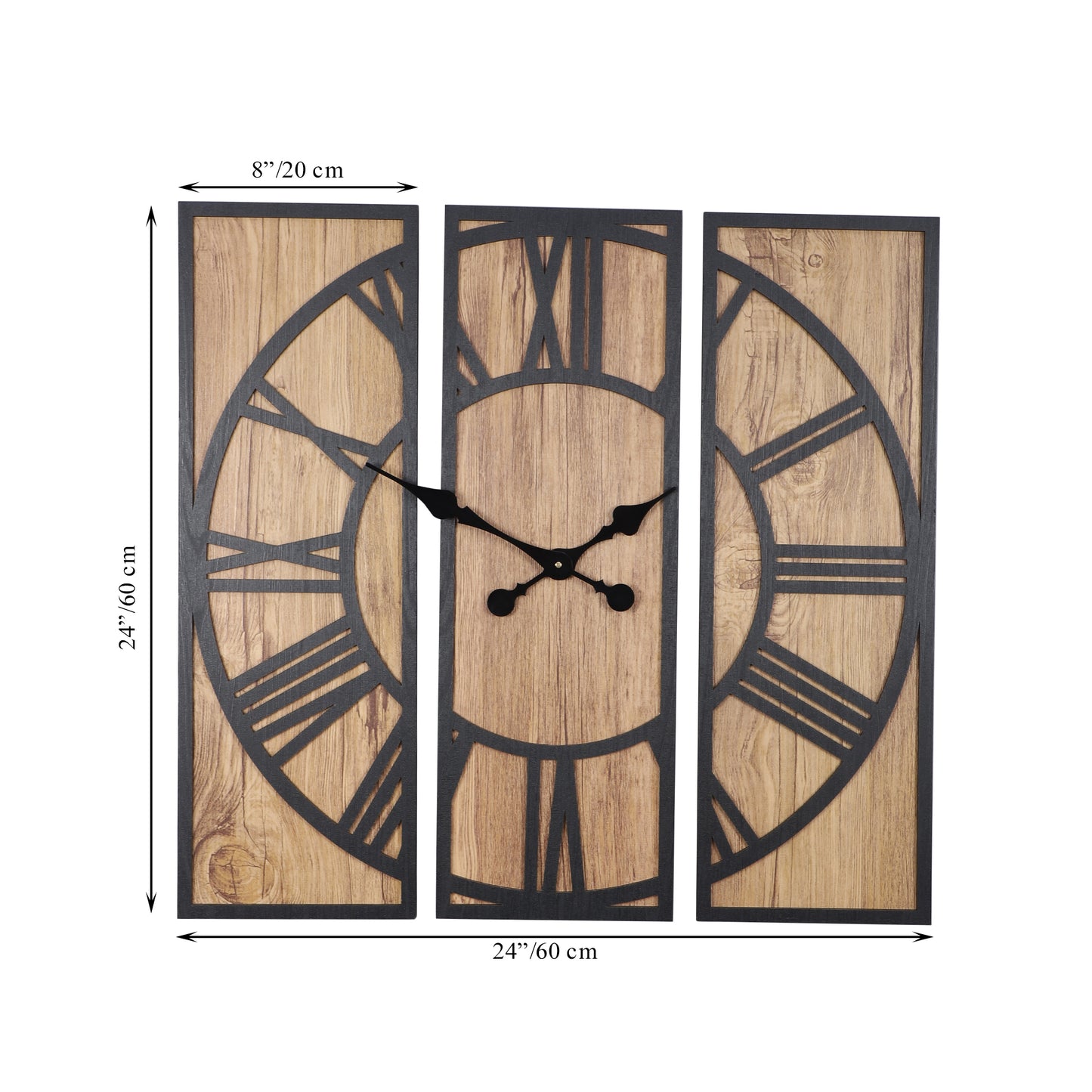 3 Pc wall clock