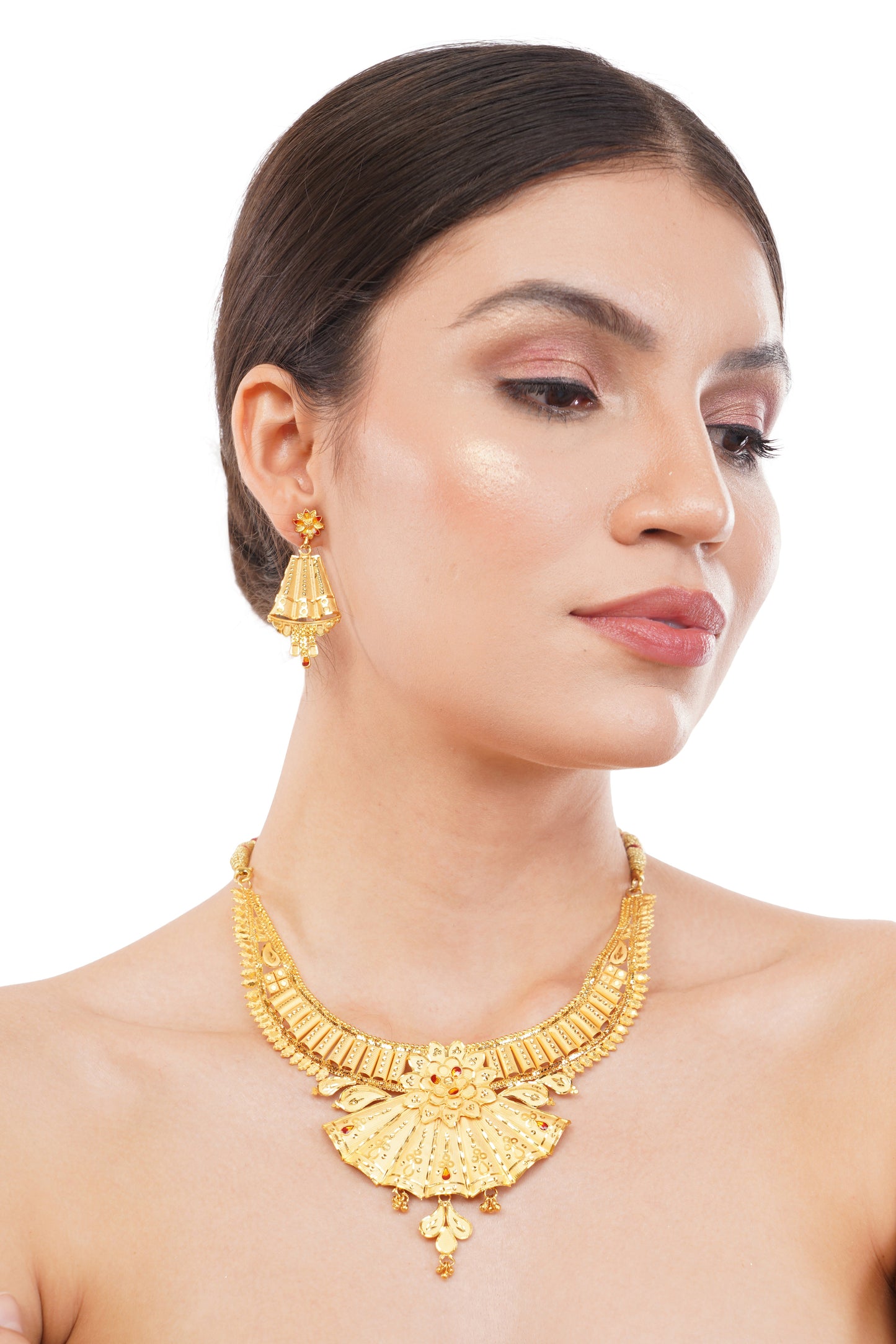 1 Gram GOLD PLATED Necklace Set