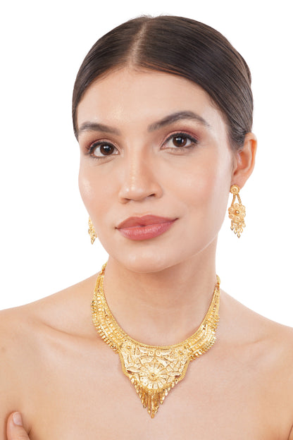 1 Gram GOLD PLATED Necklace Set