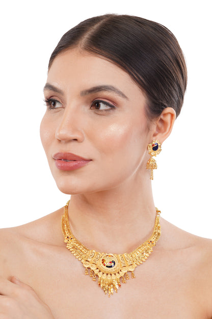 1 Gram GOLD PLATED Necklace Set