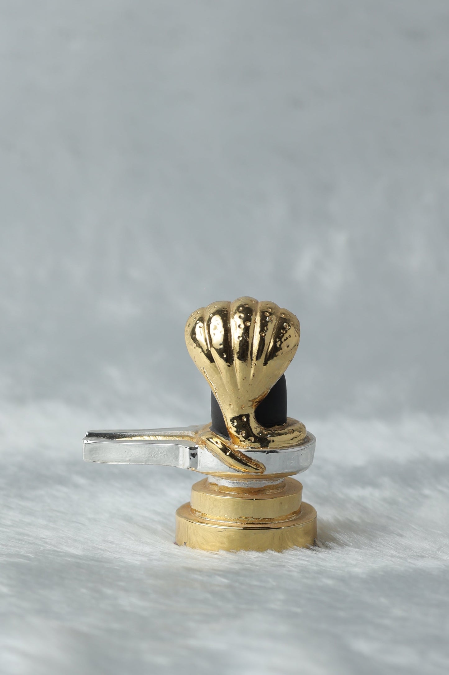 Gold and Silver Plated Shivling