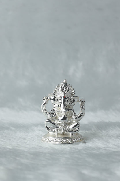 Silver plated Ganpati